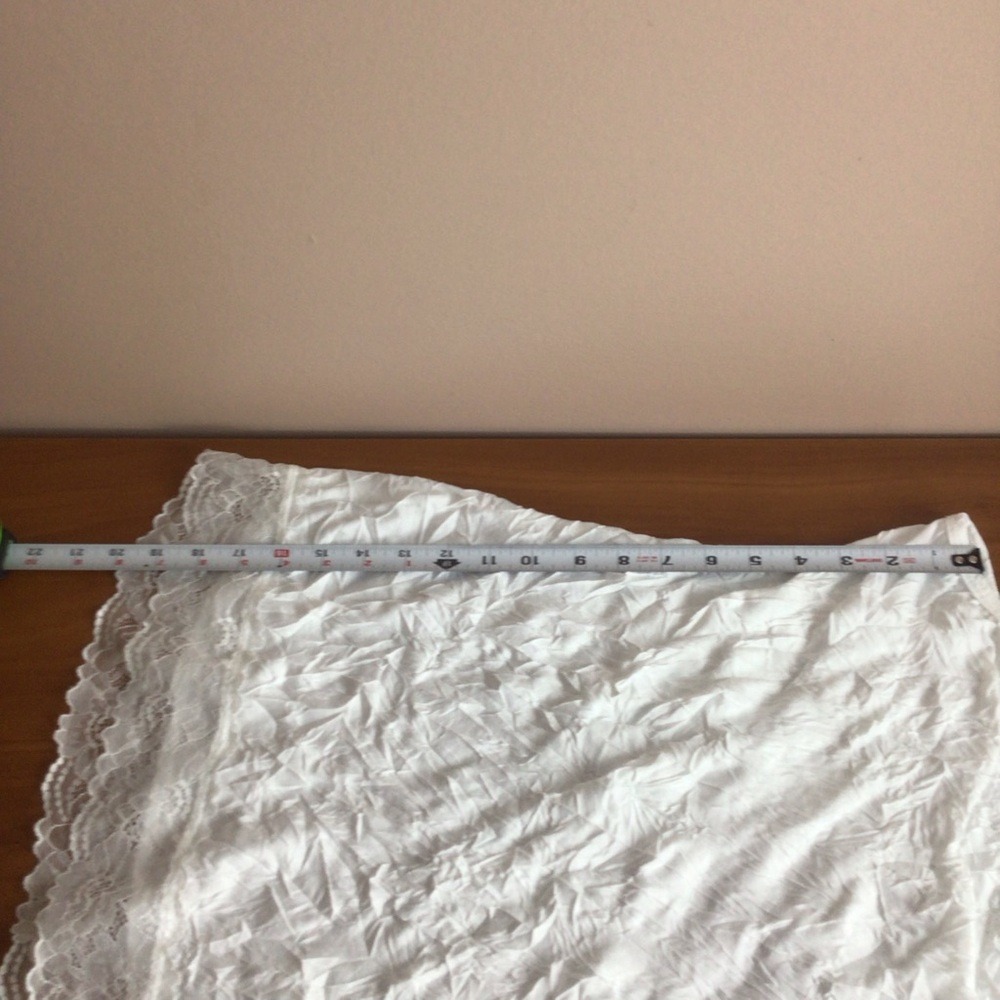 SALE Women's Maurices White Lace Fitted Camisole Size 1 - Picture 6 of 6